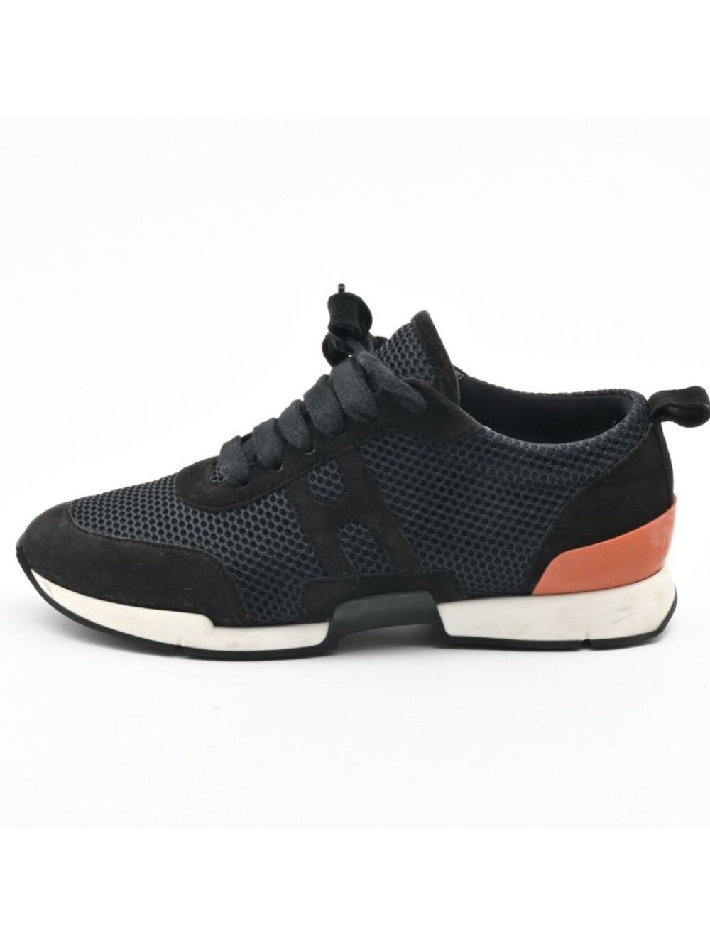 Hermes Sneakers Quick Black Brown White
